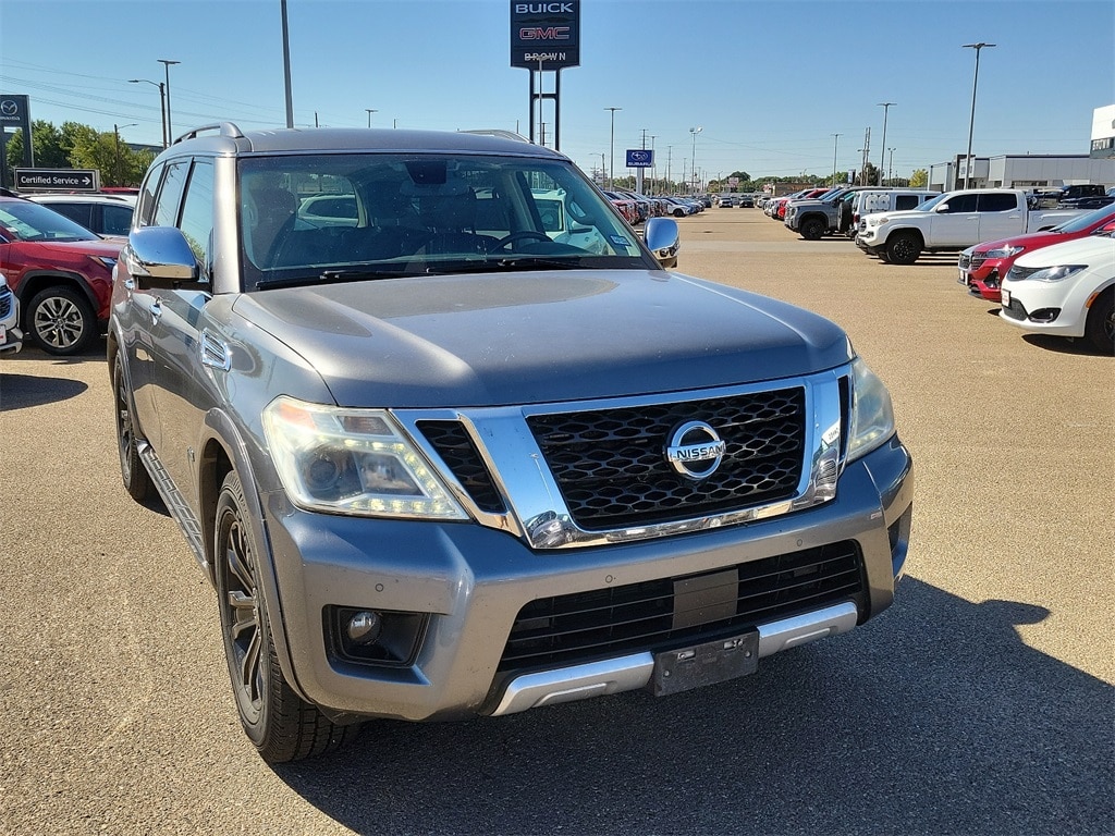 Used 2017 Nissan Armada Platinum with VIN JN8AY2NE2H9707867 for sale in Amarillo, TX