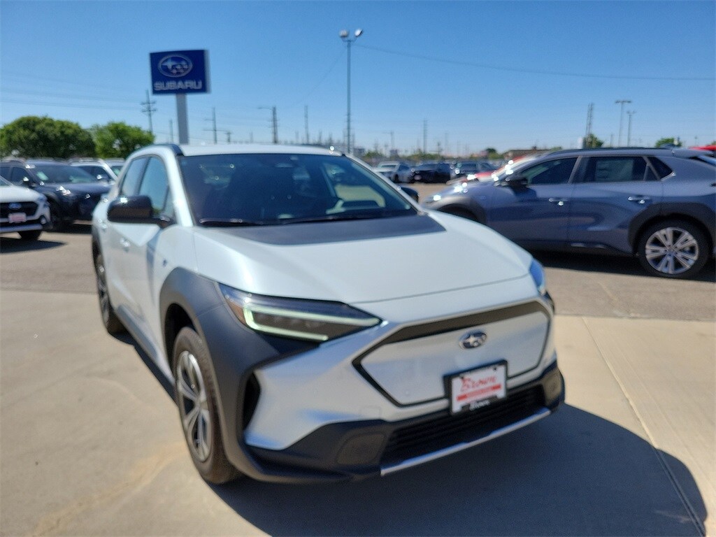 Used 2024 Subaru Solterra Premium with VIN JTMABABA9RA051353 for sale in Amarillo, TX