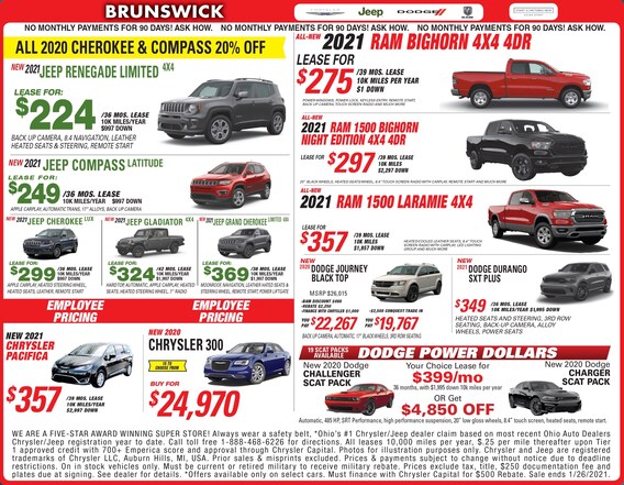 New Vehicle Specials In Brunswick Oh