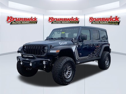 Featured New 2025 Jeep Wrangler 4-DOOR WILLYS Sport Utility for sale near you in Brunswick, OH