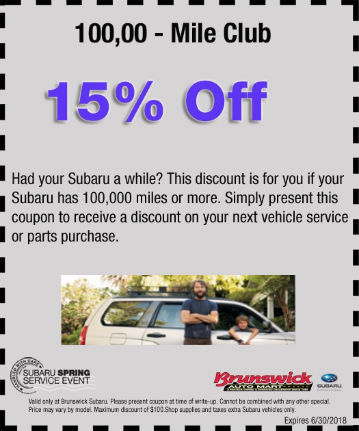 Subaru Service National Promotions Brunswick Subaru