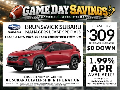$0 Down Leases Available at Brunswick Subaru | Brunswick Subaru