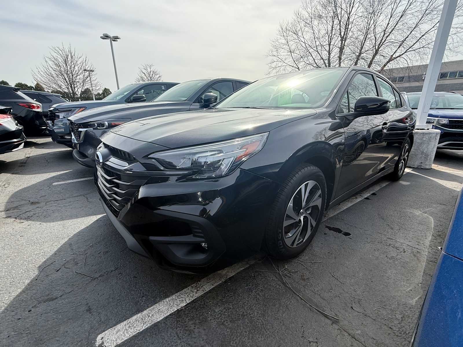 Crystal Black Silica 2025 Subaru Legacy Premium AWD Sedan All-Wheel Drive Continuously Variable Transmission