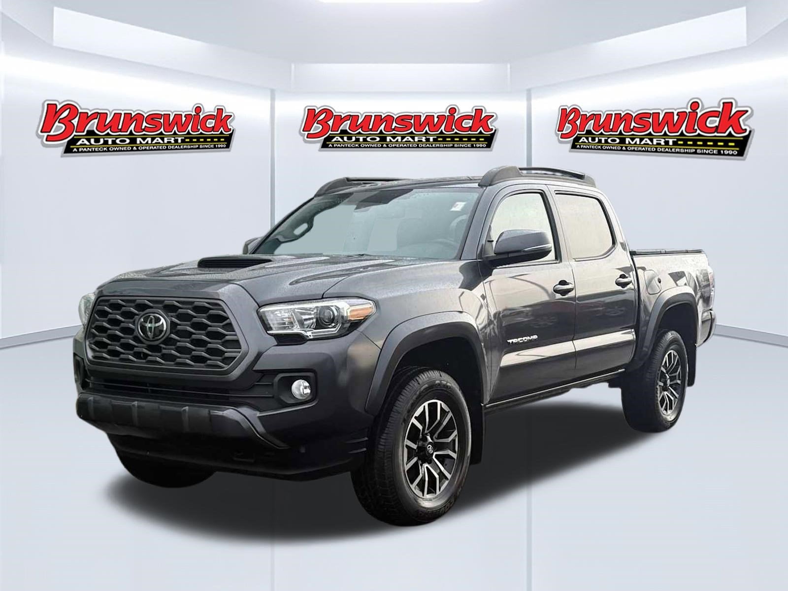 Magnetic Gray 2023 Toyota Tacoma TRD Sport Double Cab 4WD Pickup Truck Four-Wheel Drive Manual