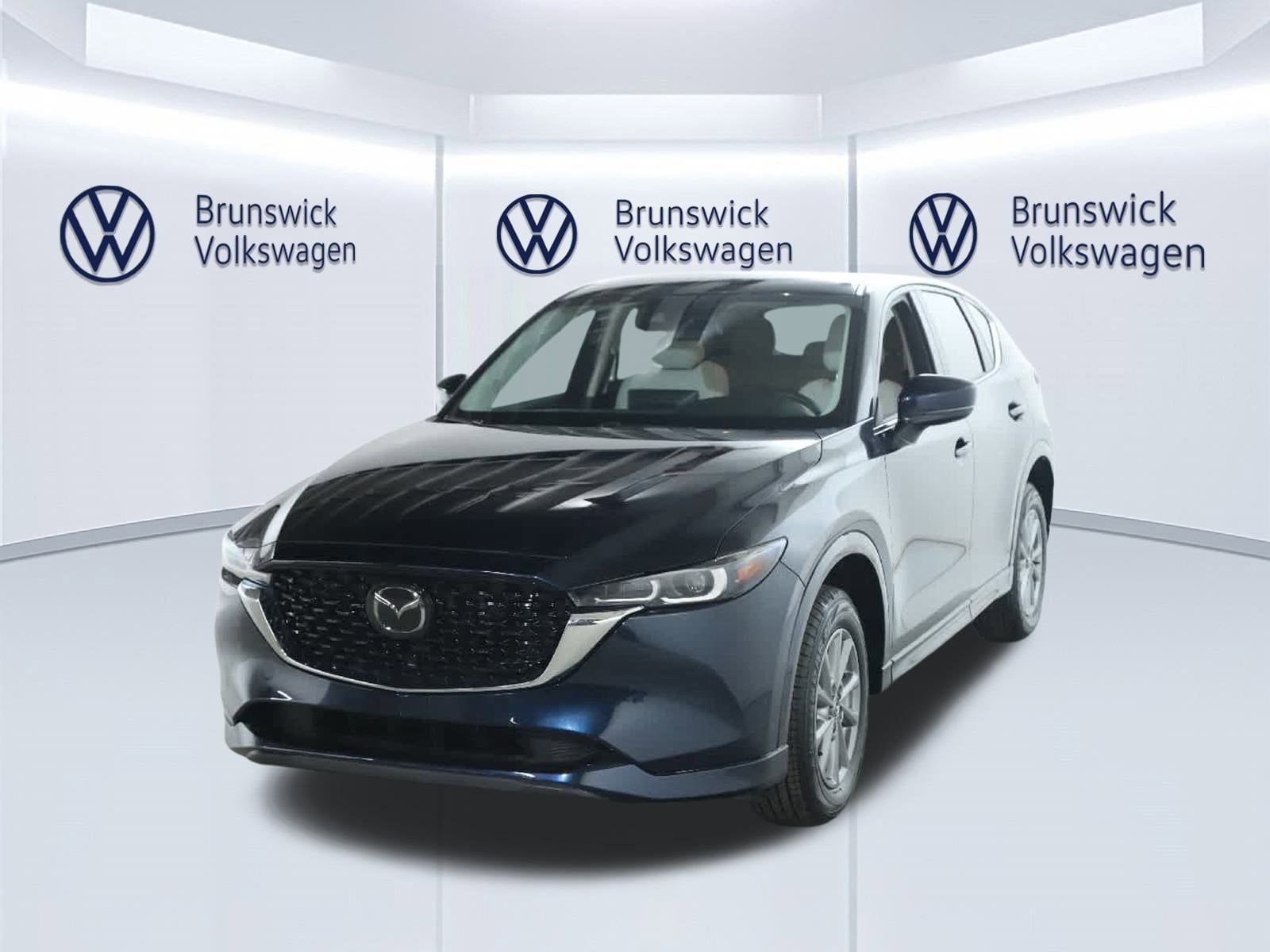 Deep Crystal Blue Mica 2025 Mazda CX-5 2.5 S Preferred AWD SUV / Crossover All-Wheel Drive Automatic