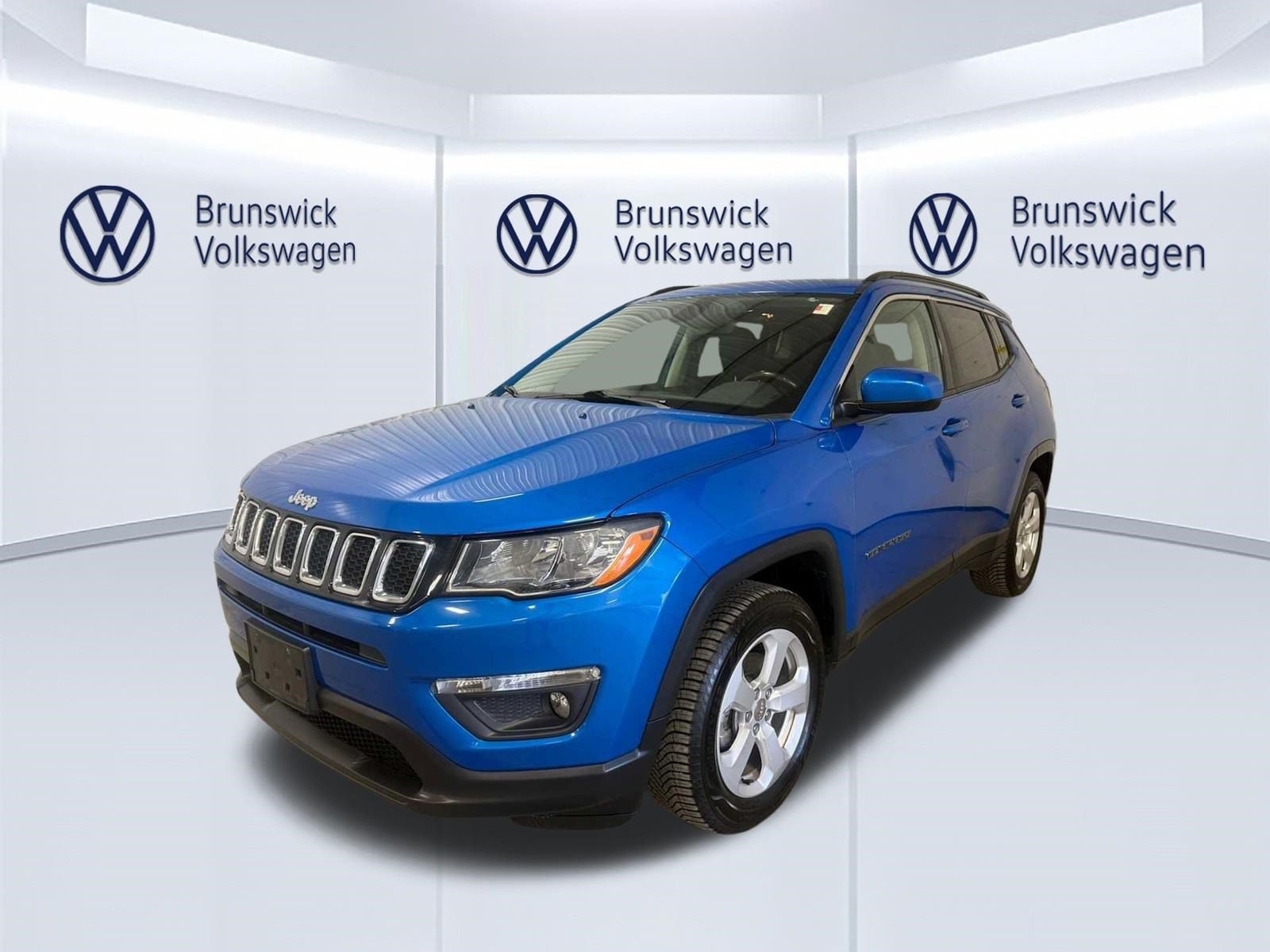 Laser Blue Pearlcoat 2019 Jeep Compass SUV / Crossover Four-Wheel Drive Automatic