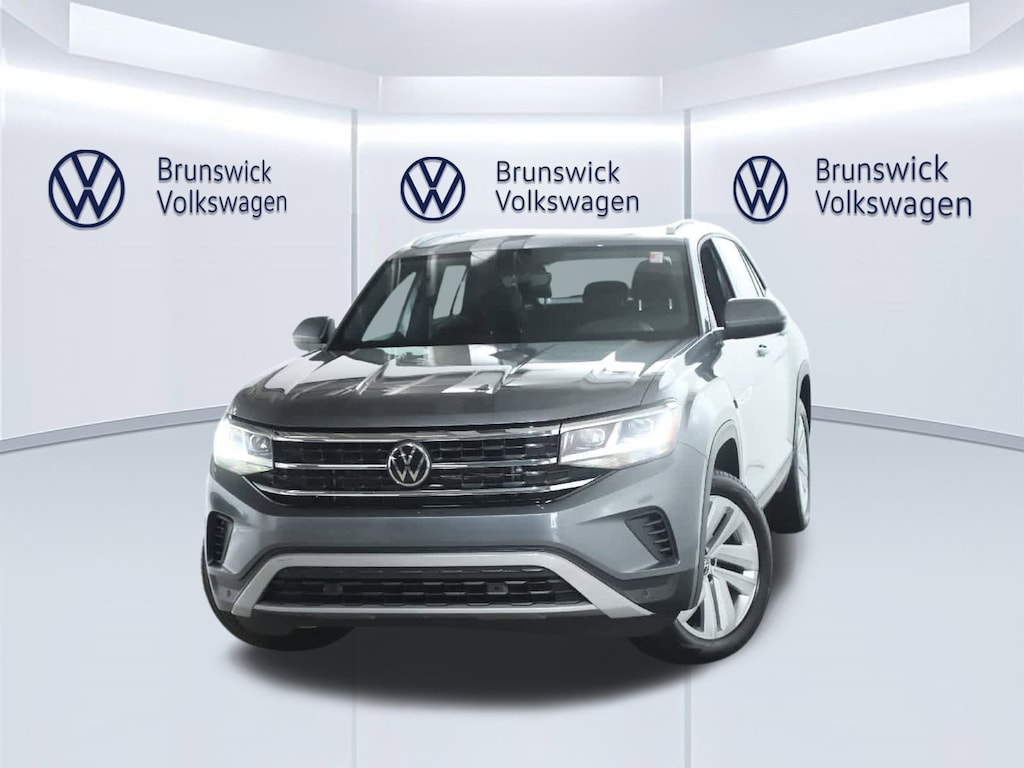 Used 2021 Volkswagen Atlas Cross Sport 2.0T SE w/Technology 4MOTION SUV