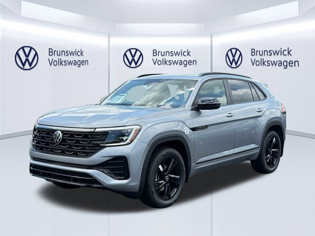 New 2025 Volkswagen Atlas Cross Sport 2.0T SEL R-Line Black 4MOTION