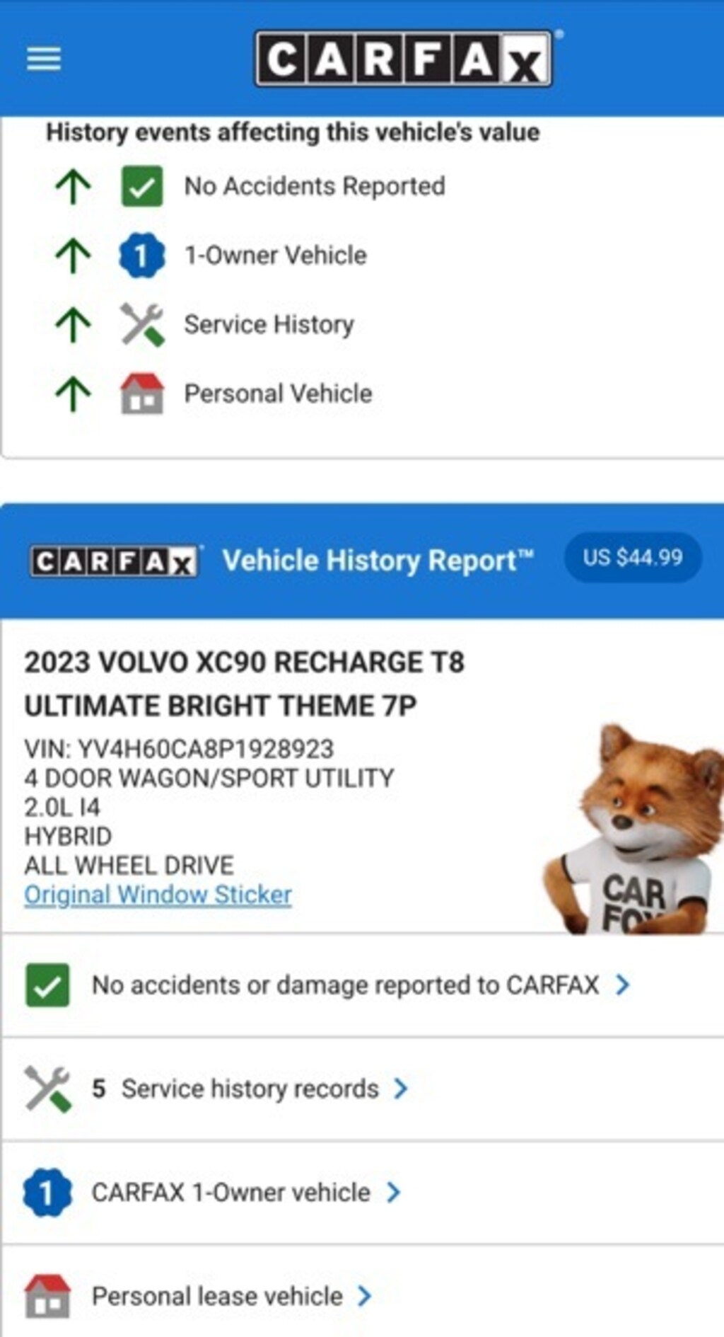 Used 2023 Volvo XC90 Recharge Plug-In Hybrid Ultimate Bright 7-Seater SUV