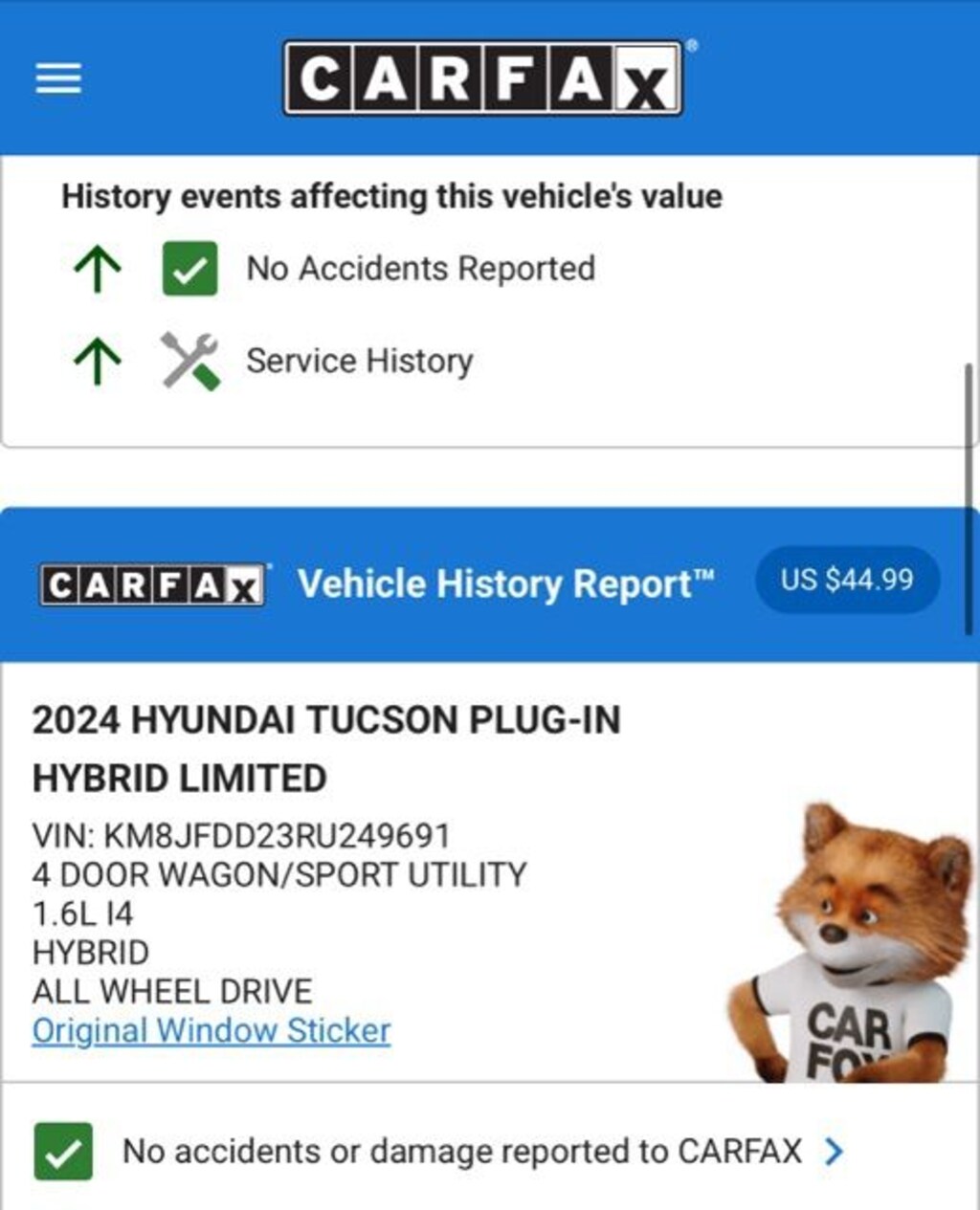 Used 2024 Hyundai Tucson Plug-In Hybrid Limited SUV