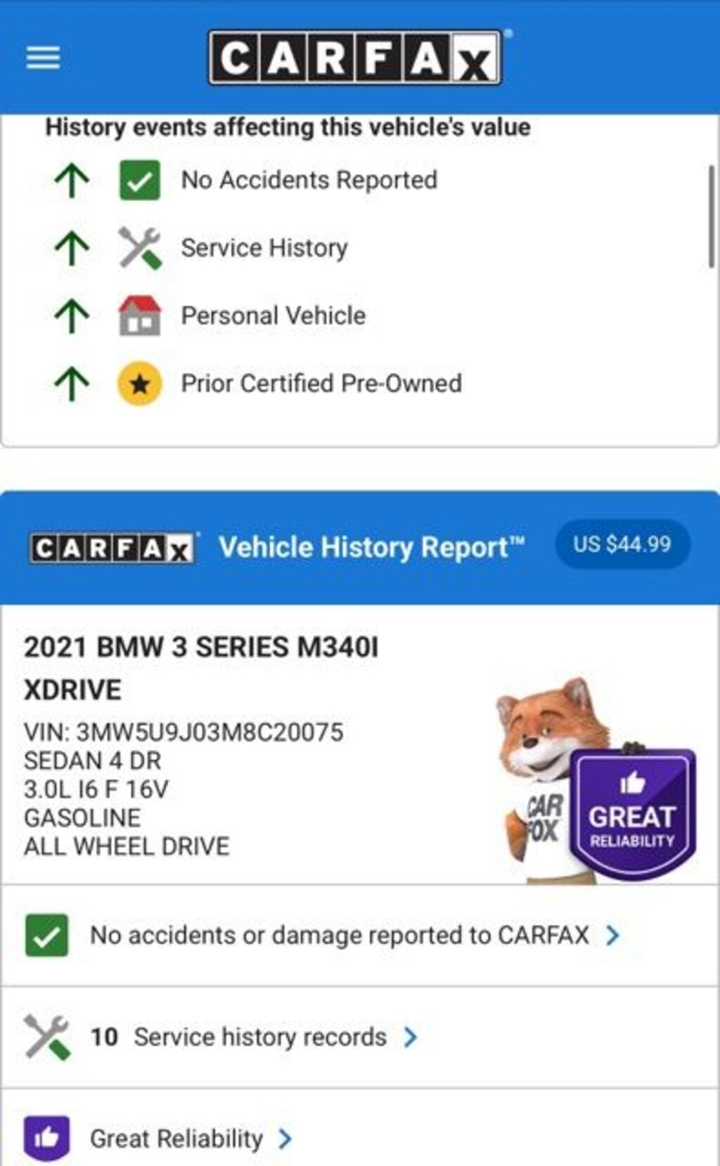 Used 2021 BMW M340i xDrive Sedan