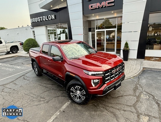 Used 2023 GMC Canyon AT4 with VIN 1GTP6DEK4P1195393 for sale in Springfield, VT