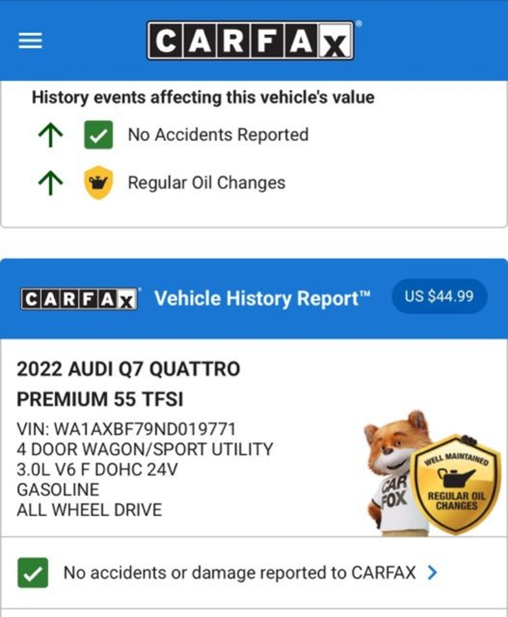 Used 2022 Audi Q7 55 Premium SUV