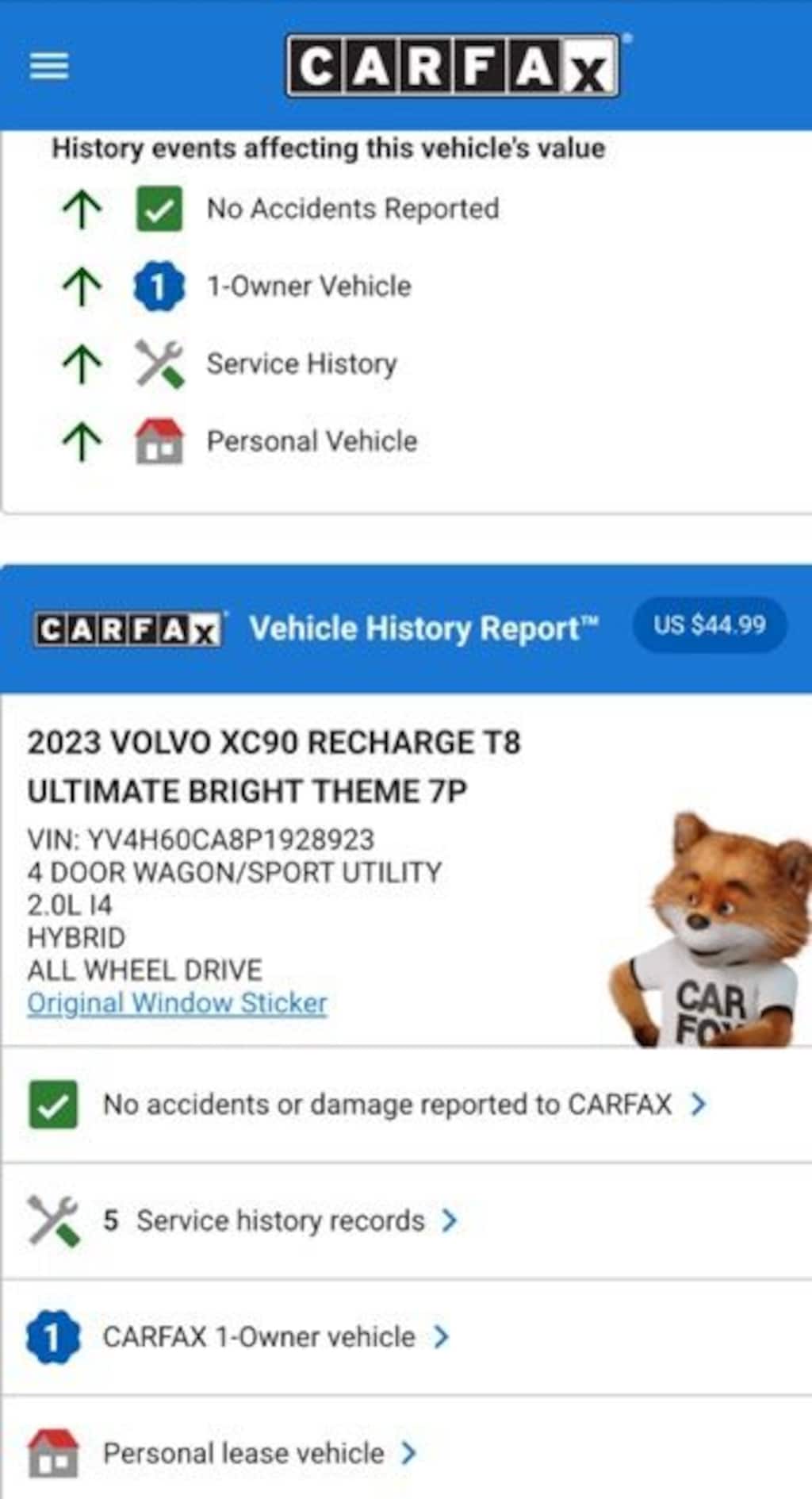 Used 2023 Volvo XC90 Recharge Plug-In Hybrid Ultimate Bright 7-Seater SUV