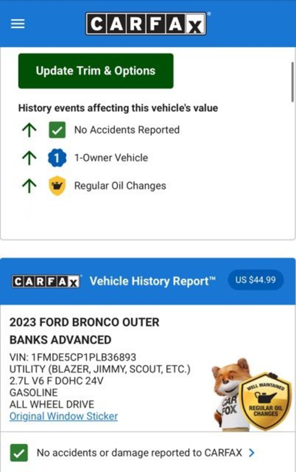 Used 2023 Ford Bronco SUV