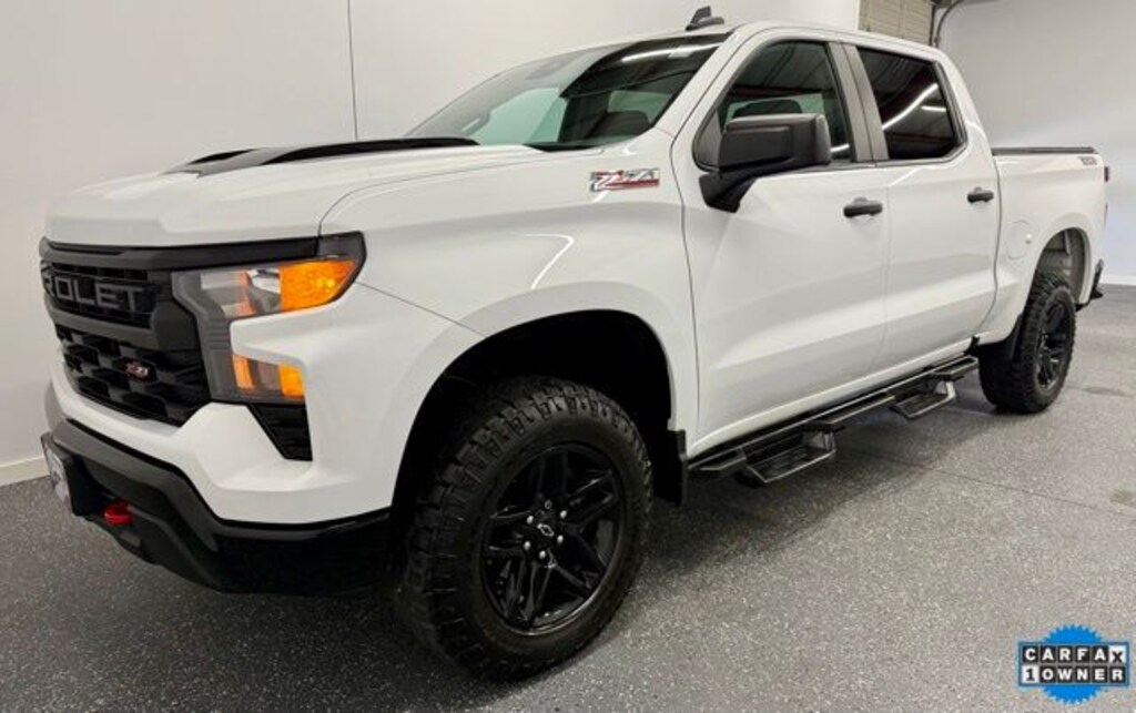 Used 2022 Chevrolet Silverado 1500 Custom Trail Boss Truck Crew Cab