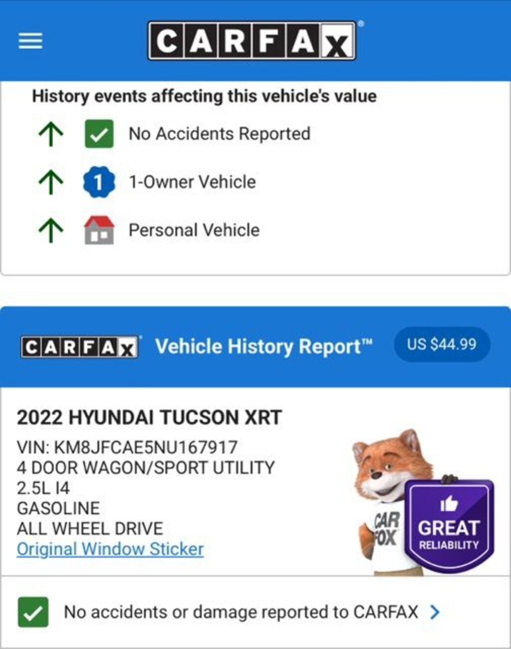 Used 2022 Hyundai Tucson XRT SUV