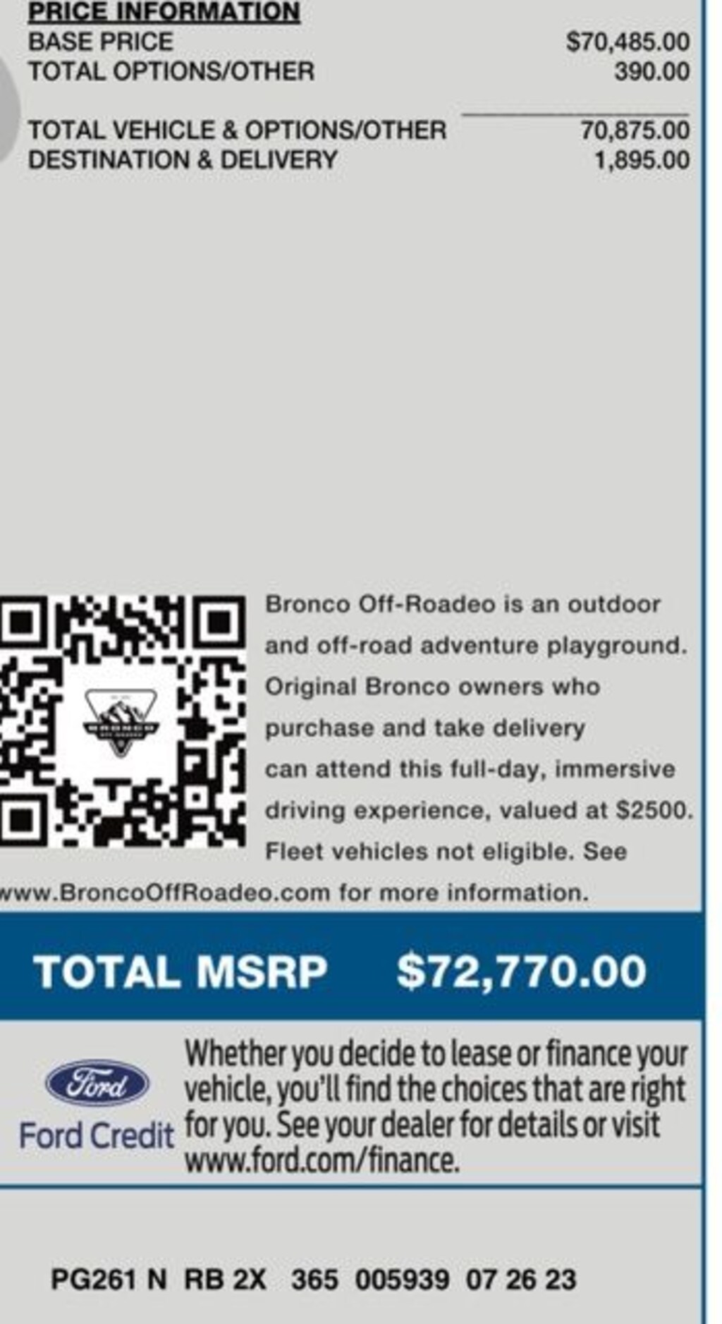 Used 2023 Ford Bronco Heritage Limited Edition SUV