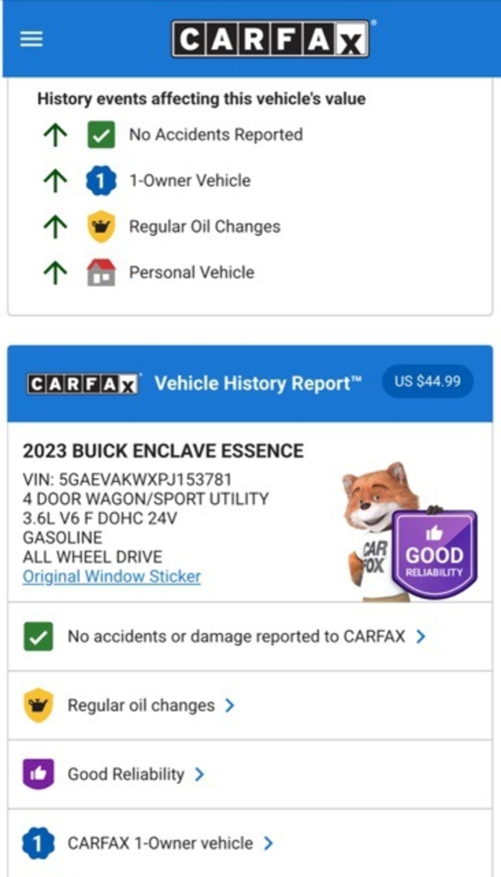 Used 2023 Buick Enclave Essence SUV