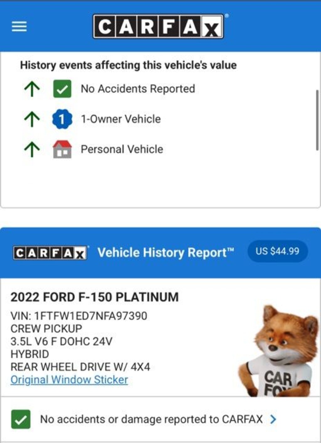 Used 2022 Ford F-150 Truck SuperCrew Cab