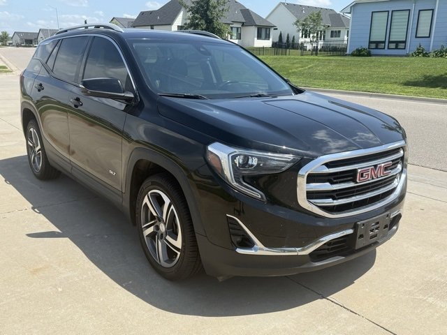 Used 2021 GMC Terrain SLT with VIN 3GKALPEVXML313529 for sale in Kiowa, KS