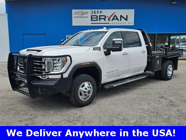 Used 2021 GMC Sierra 3500HD SLT with VIN 1GD49UE77MF282950 for sale in Kiowa, KS