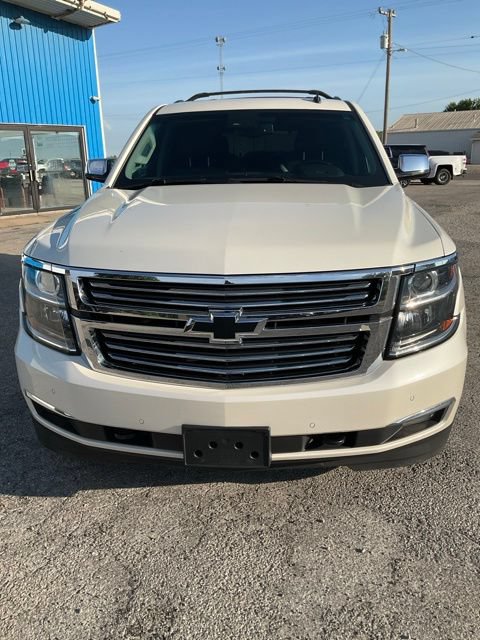 Used 2015 Chevrolet Tahoe LTZ with VIN 1GNSKCKC0FR297424 for sale in Kiowa, KS
