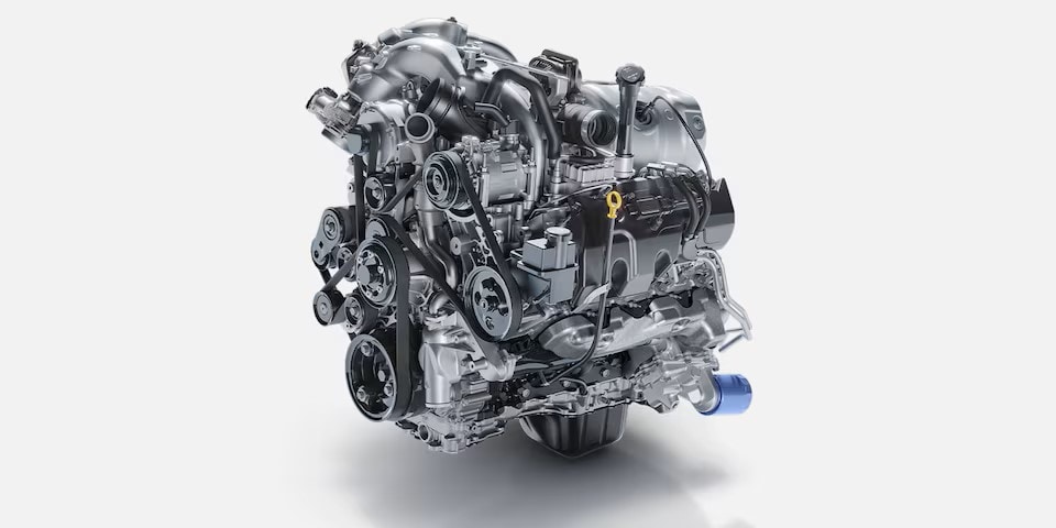 2025 HD Duramax 6.6L Turbo Diesel V8 engine, showcasing intricate components and design details