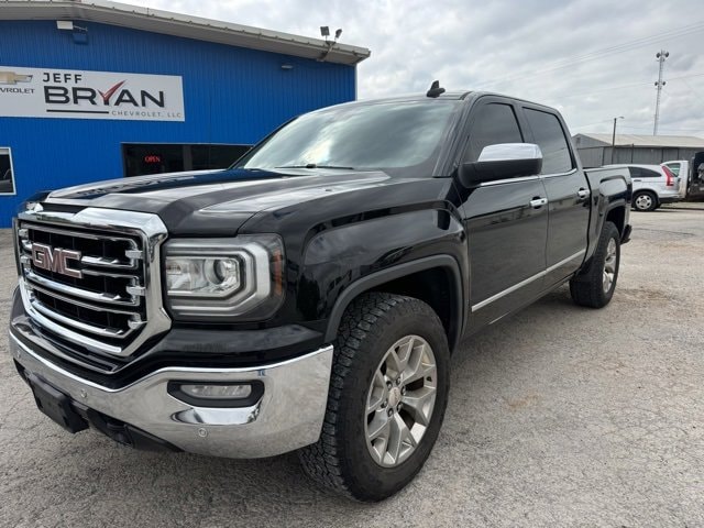 Used 2018 GMC Sierra 1500 SLT with VIN 3GTU2NEC0JG264117 for sale in Kiowa, KS
