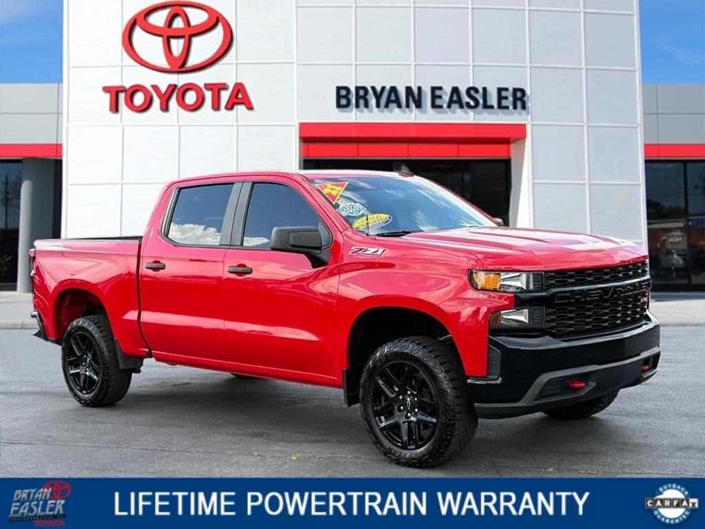 Used 2021 Chevrolet Silverado 1500 Custom Trail Boss Truck Crew Cab