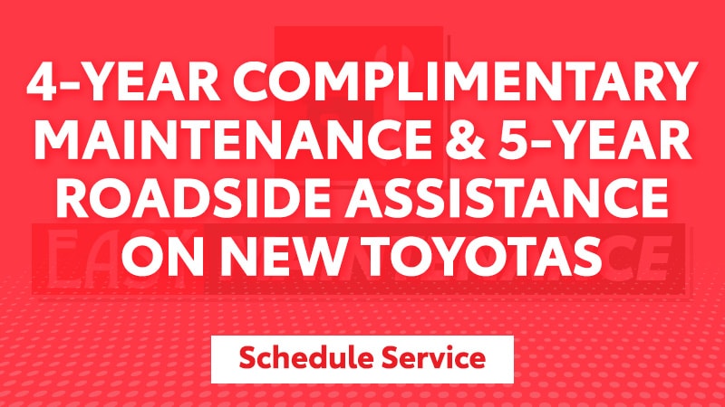 Complimentary Maintenance Plan with Easy Choice