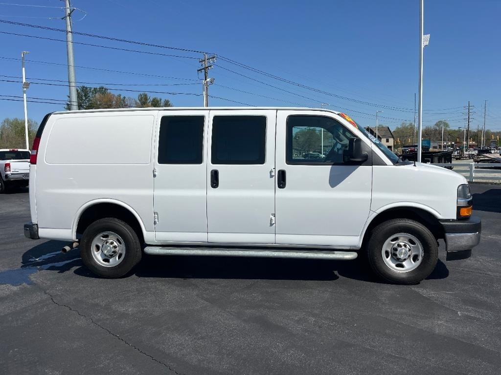 Used 2023 Chevrolet Express Cargo Work Van with VIN 1GCWGAFP1P1202947 for sale in Hendersonville, NC