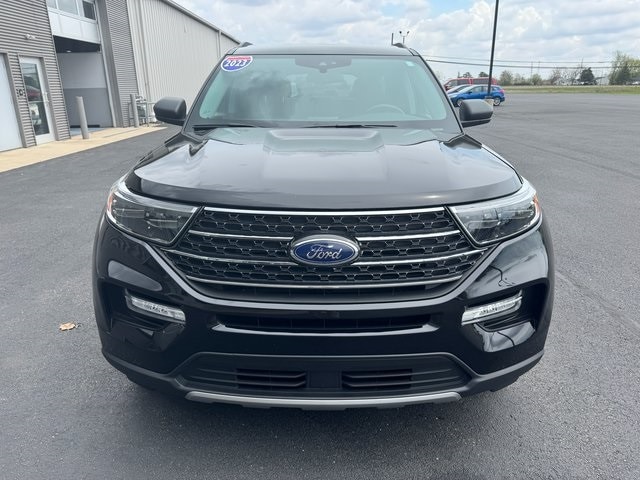 Used 2023 Ford Explorer XLT with VIN 1FMSK8DHXPGA10985 for sale in Bryan, OH