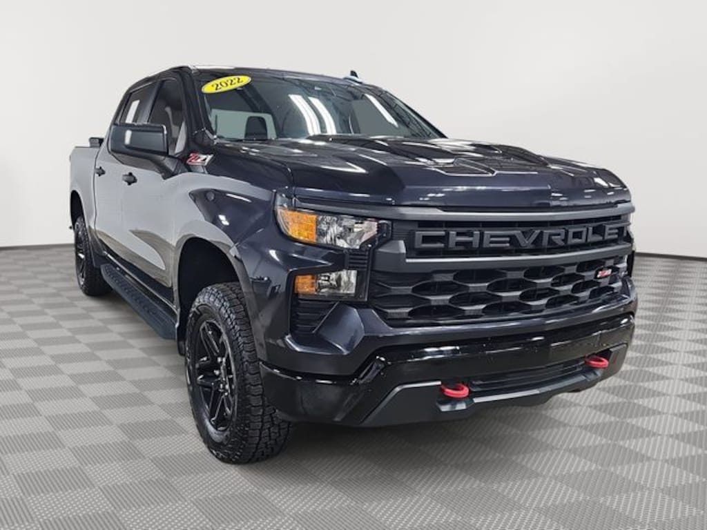 Used 2022 Chevrolet Silverado 1500 Custom Trail Boss Truck Crew Cab