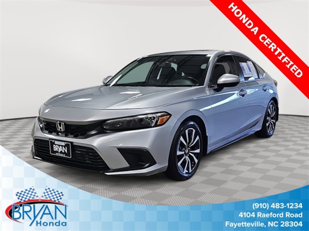 Certified 2024 Honda Civic EX-L Hatchback