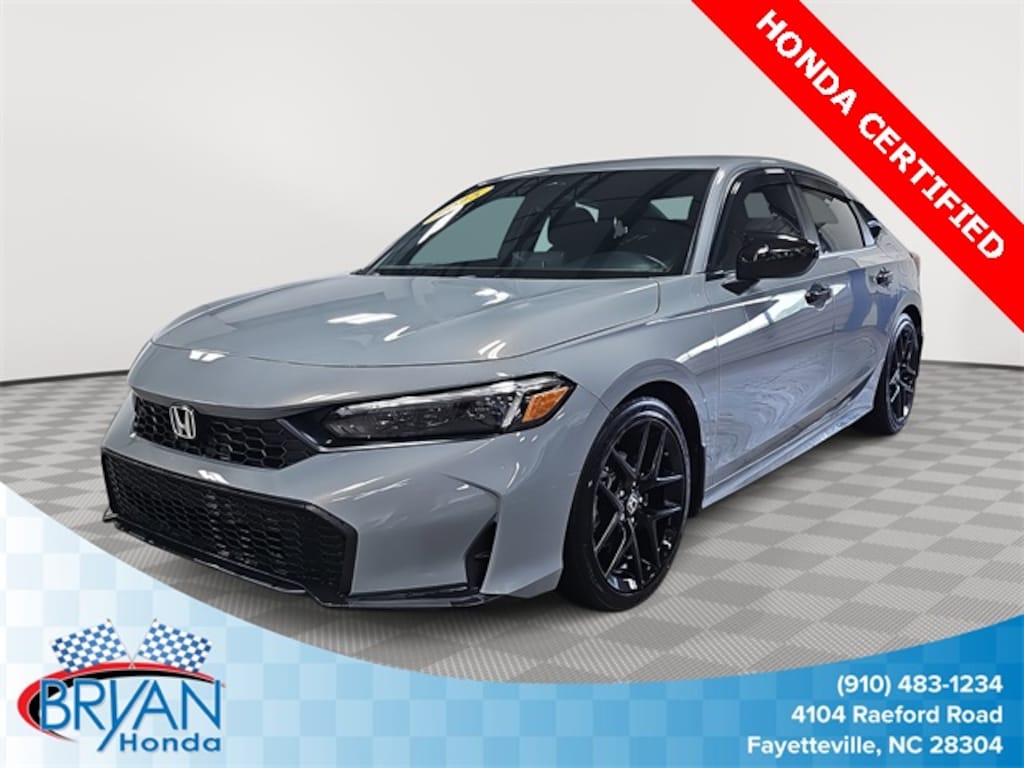 Certified 2025 Honda Civic Sport Sedan