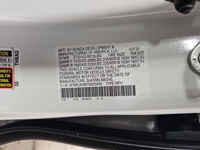 2026 Honda Odyssey EX-L - Photo 37