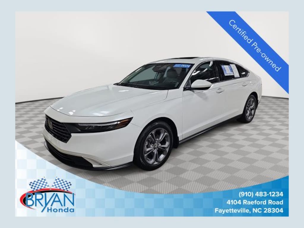 Certified 2024 Honda Accord EX Sedan
