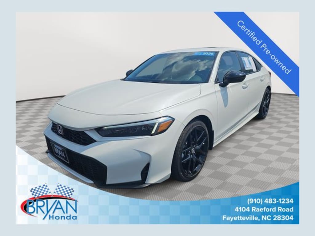 Certified 2025 Honda Civic Hybrid Sport Sedan
