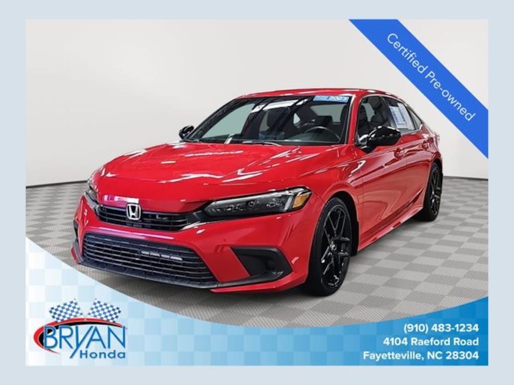 Certified 2023 Honda Civic Sport Sedan
