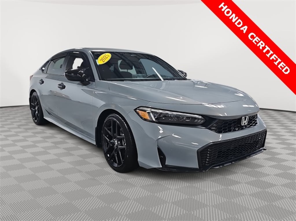 Certified 2025 Honda Civic Sport Sedan