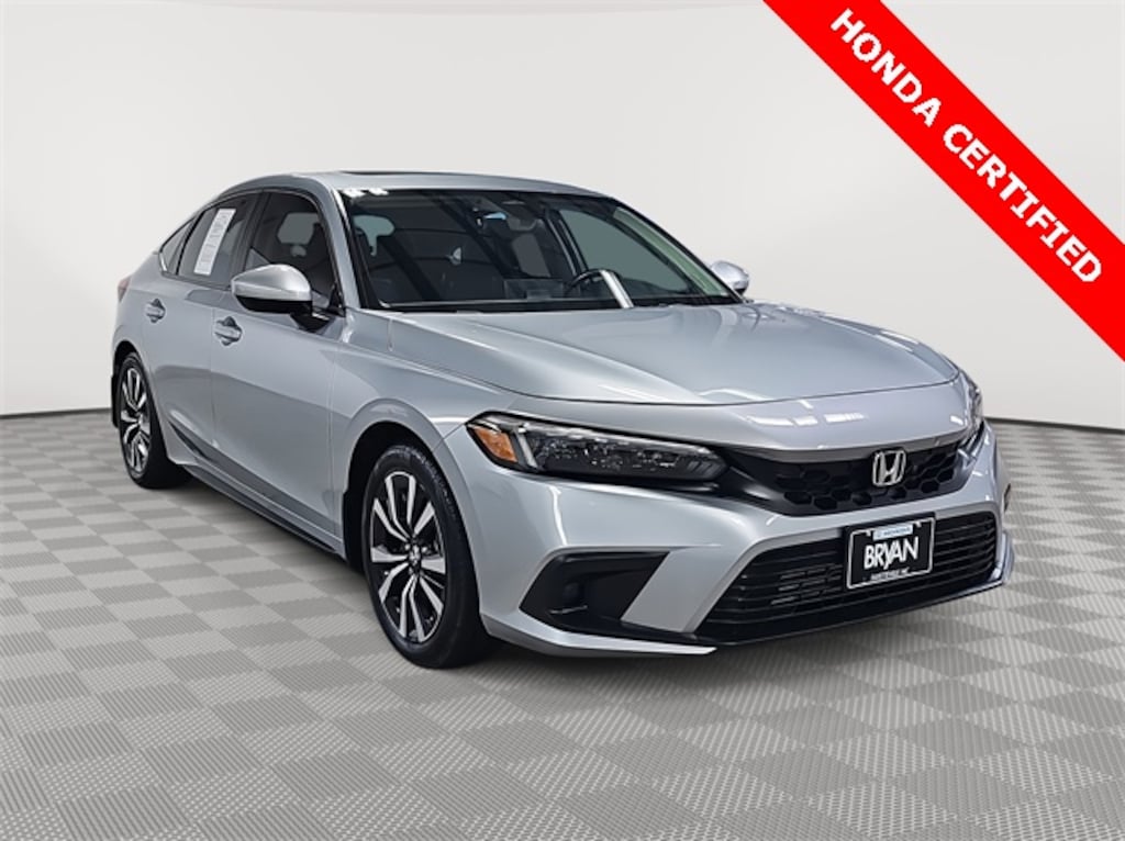 Certified 2024 Honda Civic EX-L Hatchback