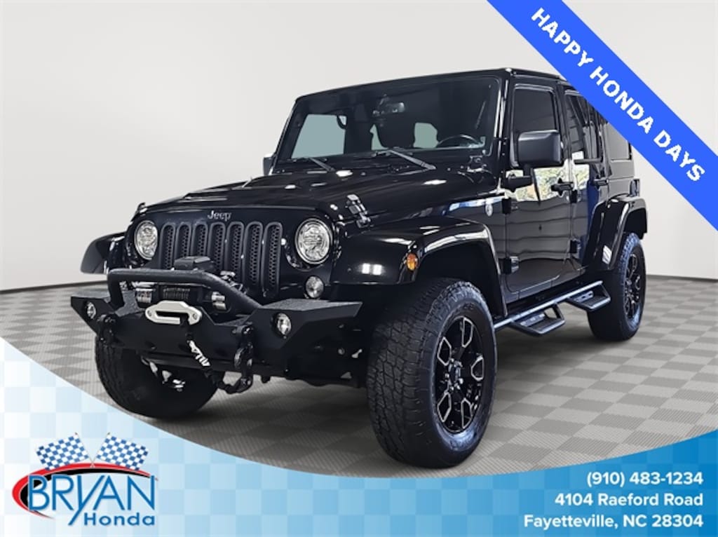 Used 2018 Jeep Wrangler JK Unlimited Sahara 4x4 SUV