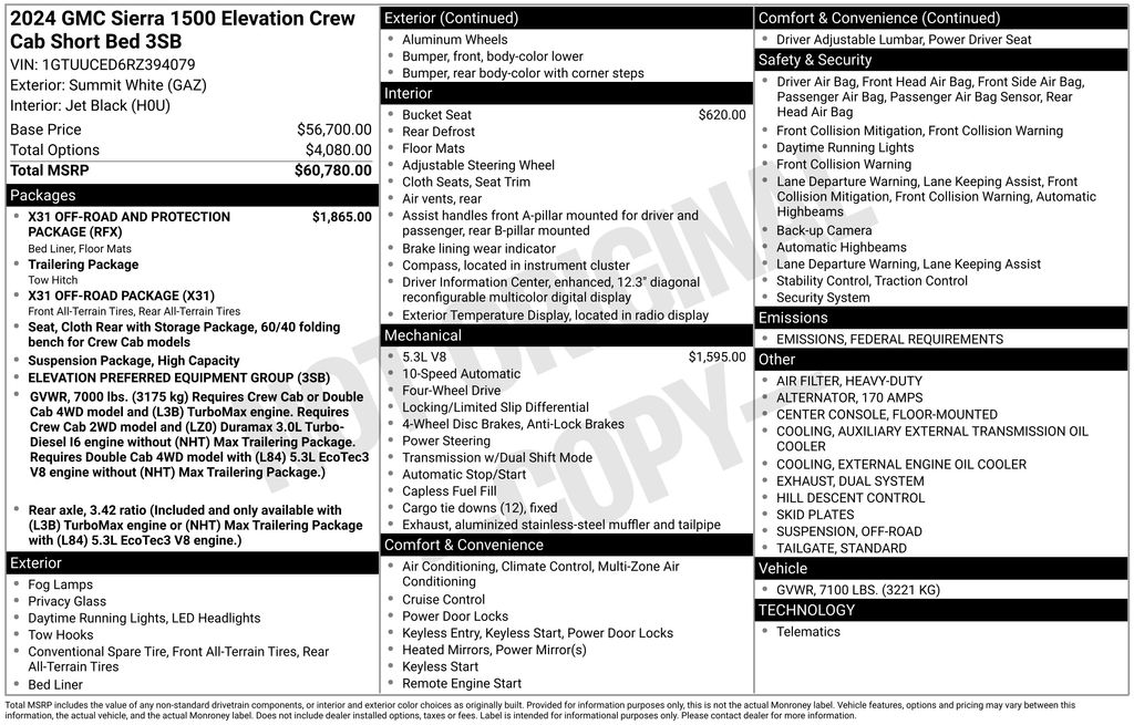 2024 GMC Sierra 1500 Elevation's photo