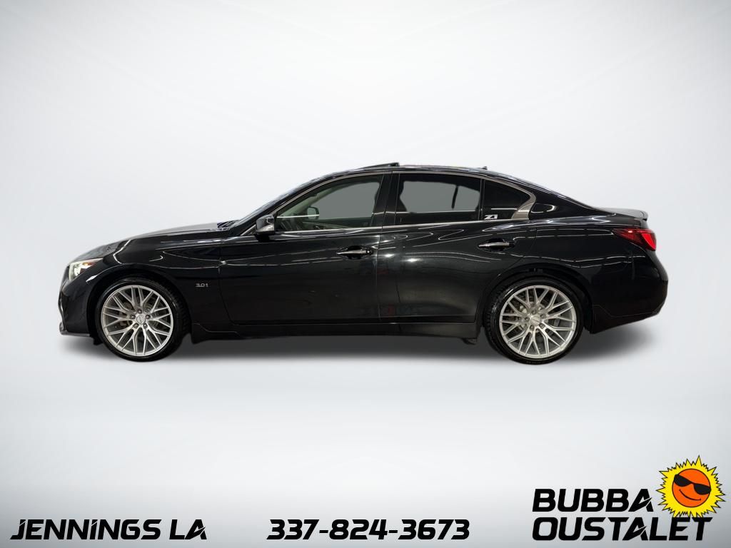 Used 2018 INFINITI Q50 LUXE with VIN JN1EV7AR4JM437803 for sale in Jennings, LA