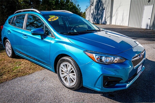 Used 2018 Subaru Impreza Premium with VIN 4S3GTAD60J3737287 for sale in Pocomoke City, MD