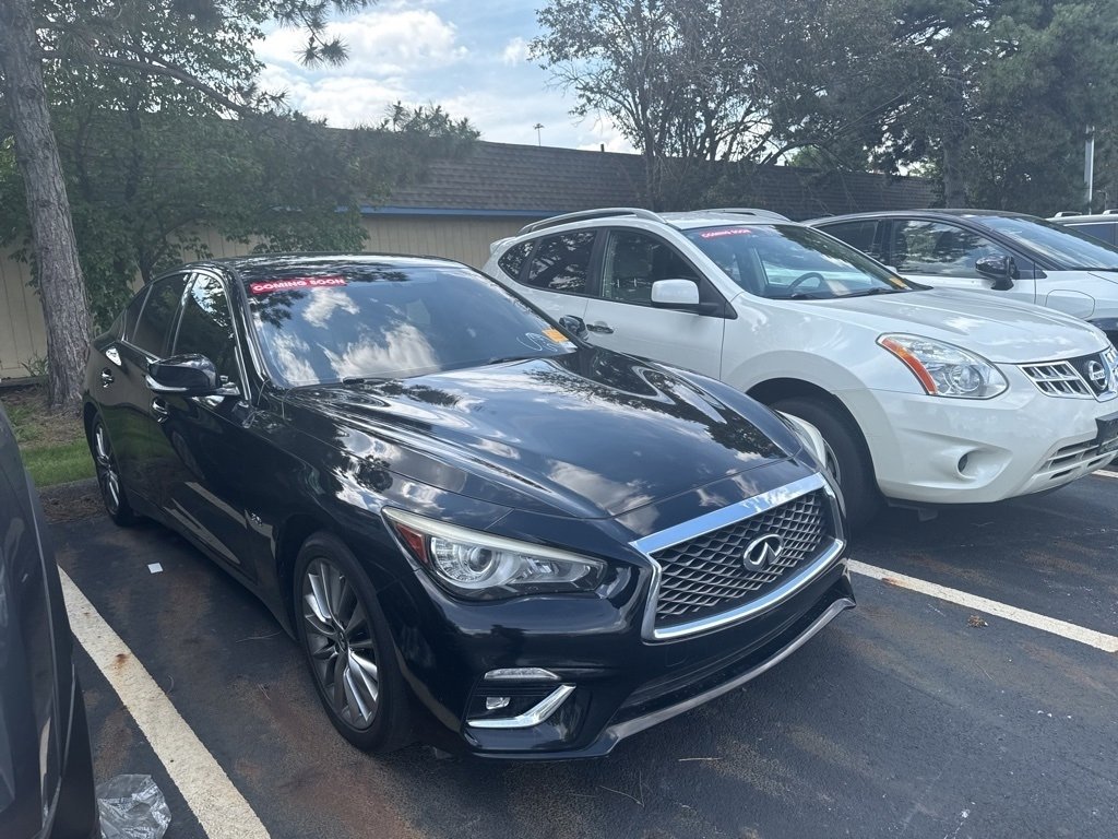 Used 2018 INFINITI Q50 LUXE with VIN JN1EV7AP2JM353994 for sale in Hilliard, OH