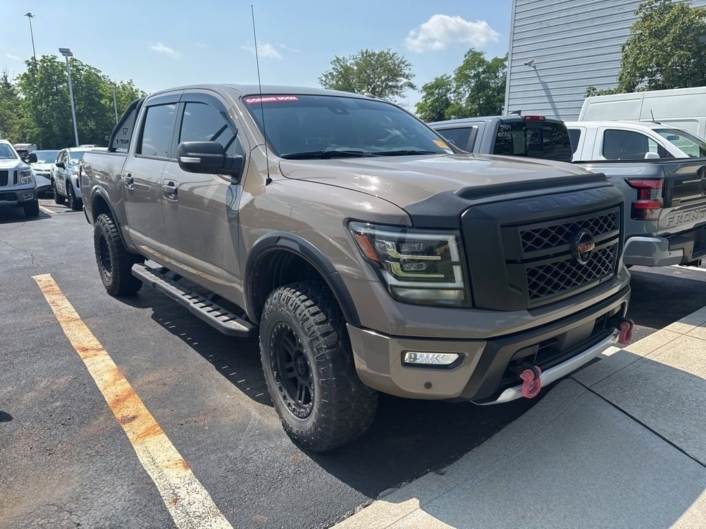 Used 2021 Nissan Titan PRO-4X with VIN 1N6AA1ED9MN505933 for sale in Hilliard, OH