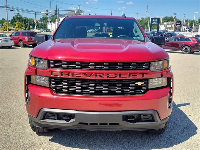 Certified 2022 Chevrolet Silverado 1500 Limited Custom with VIN 3GCPYBEKXNG205146 for sale in Washington, PA