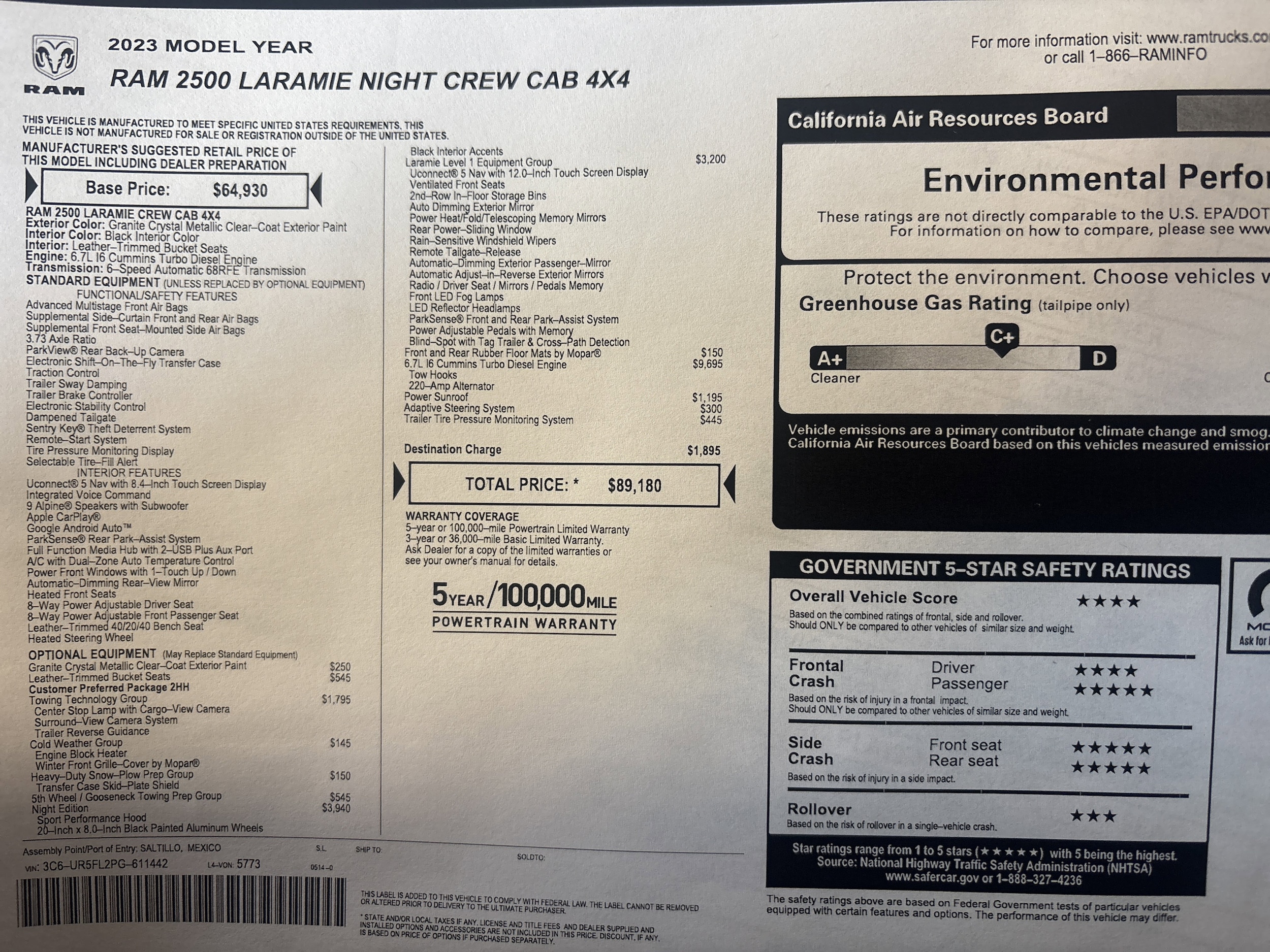 2023 RAM Ram 2500 Pickup Laramie's photo